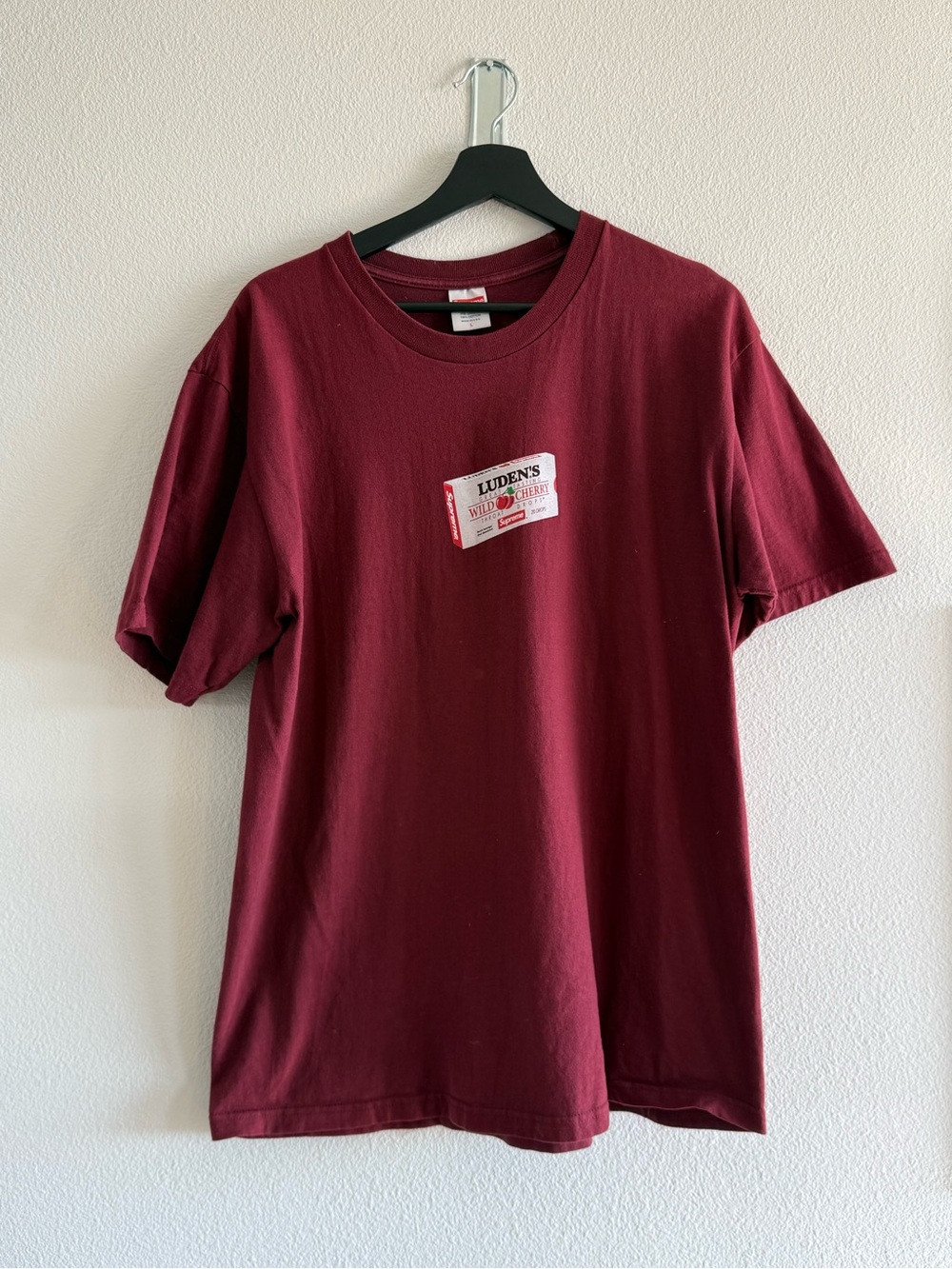 Supreme red cough drop T shirt size L